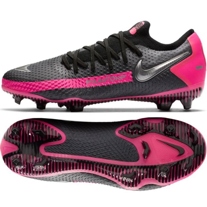 Scarpe da calcio Nike Phantom Gt Fg Jr CK8473-006 nero nero