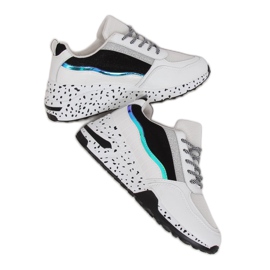 Scarpe sportive bianche da donna C-3151 Black bianco