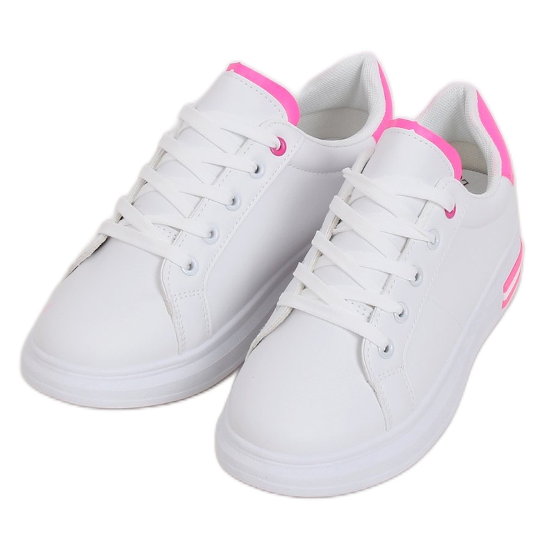 Sneakers bianche da donna LG20 WHITE/ROSE bianca rosa