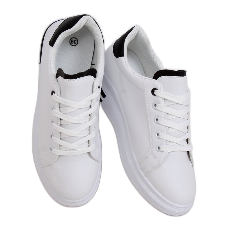 Sneakers da donna bianche LG20 BIANCO/NERO bianca