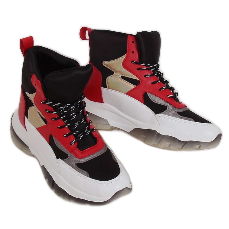 Sneakers alte 2000-C05 Nero multicolore