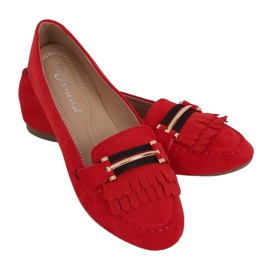 Rosso Mocassini da donna 88-381 Rosso