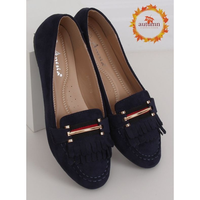 Mocassini donna blu navy 88-381 Navy