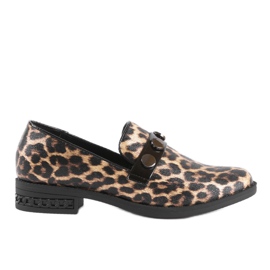 Scarpe da donna marroni C18-6257 marrone nero