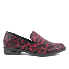 Scarpe da donna rosse C18-6527 nero rosso