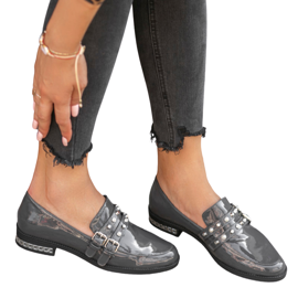 Scarpe da donna grigie C18-6252-2 grigio