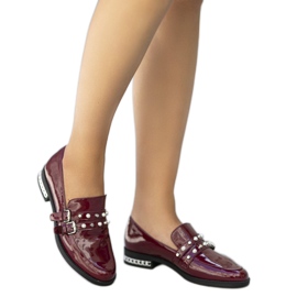 Scarpe basse marroni da donna C18-6252-2 multicolore