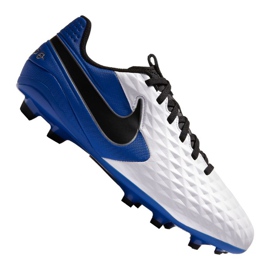 Nike Legend 8 Academy Mg Jr AT5732-104 scarpe da calcio nero, bianco, blu marino multicolore