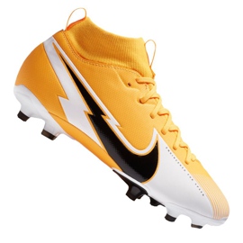 Scarpe da calcio Nike Superfly 7 Academy Mg Jr AT8120-801 multicolore arance e rossi