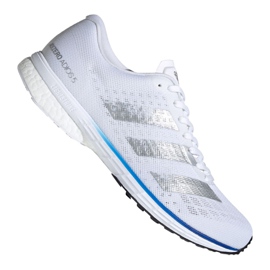 Scarpe da corsa adidas adizero Adios 5 M FV7334 bianca blu argento
