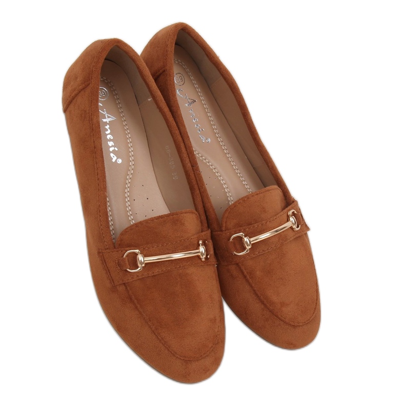 Mocassini donna cammello 88-385 Camel marrone