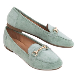 Verde Mocassini da donna 88-385 Verde