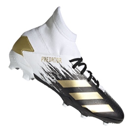 Scarpe da calcio Adidas Predator 20.3 Fg Jr FW9215 grigio/argento, bianco, nero, oro bianco