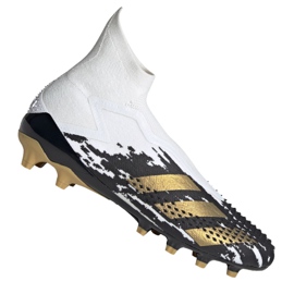 Scarpe da calcio Adidas Predator 20+ Ag M FW9761 grigio/argento, bianco, nero, oro bianca
