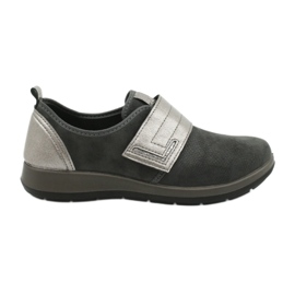 Scarpe in velcro da donna Befado 156d003 nero grigio