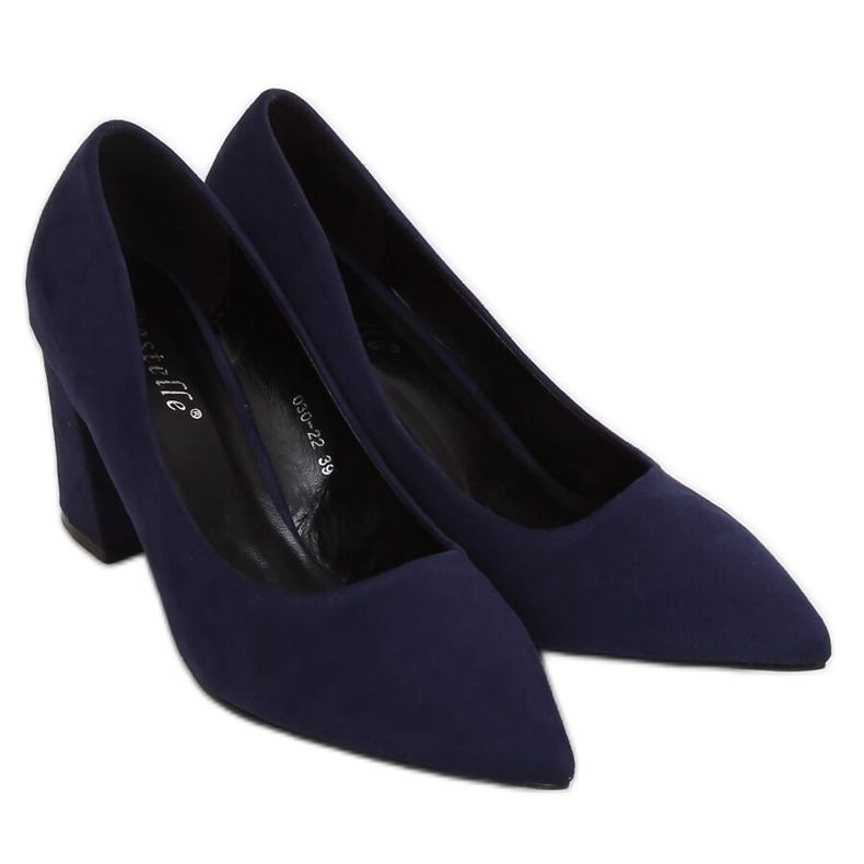 Décolleté sul pilastro blu navy 030-22 ES-1 DK.BLUE