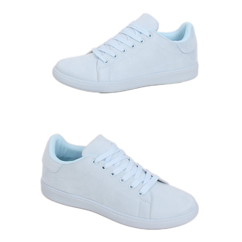 Sneakers donna in camoscio blu 6301 L.BLUE