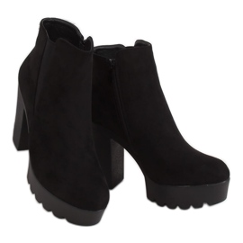 Nero DK51 Stivali con plateau neri