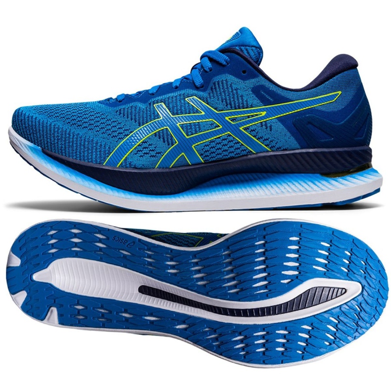 Asics GlideRide M 1011A817-401 scarpe da corsa blu