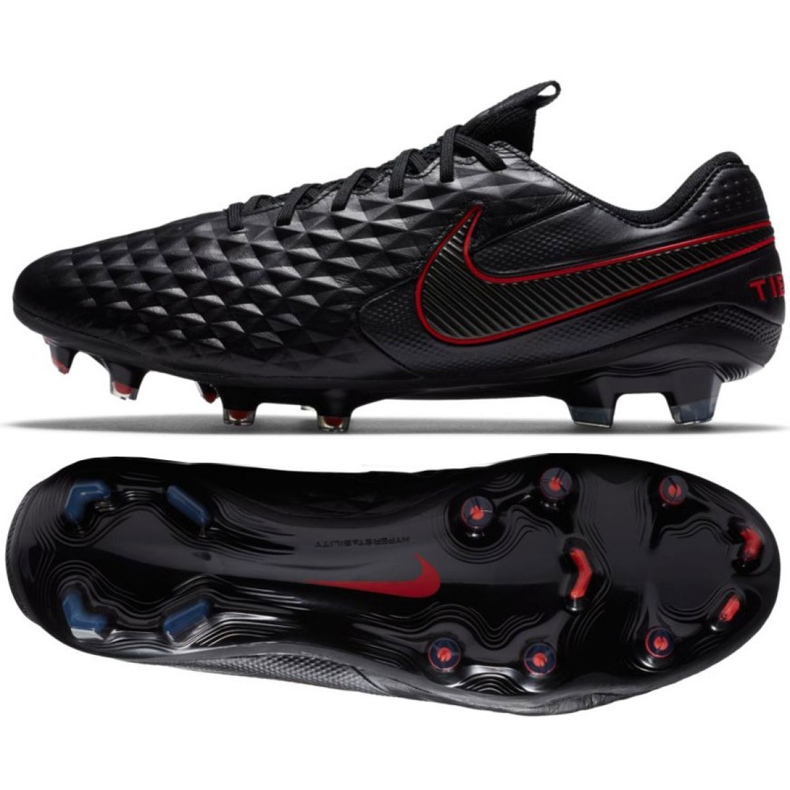 Scarpe da calcio Nike Tiempo Legend 8 Elite Fg M AT5293-060 nero nero