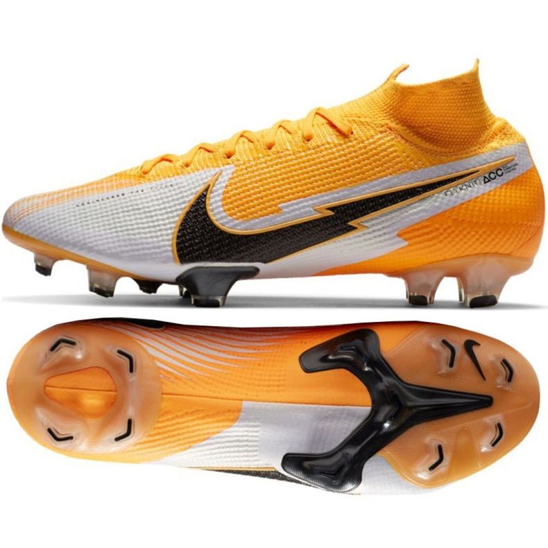 Nike Mercurial Superfly 7 Elite Fg M AQ4174-801 scarpe da calcio multicolore arancia