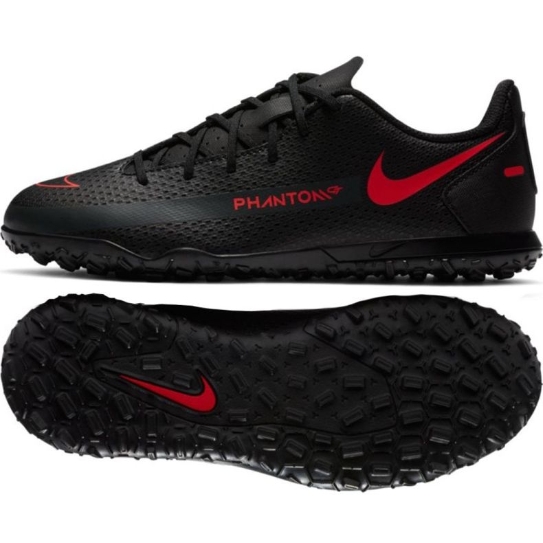 Nike Phantom Gt Club Tf Jr CK8483-060 scarpe da calcio multicolore nero