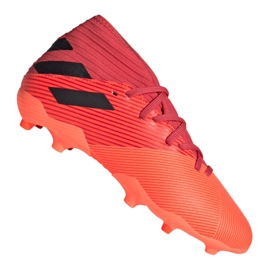 Le scarpe da calcio adidas Nemeziz 19.3 Fg Jr EH0492 rosso rosso