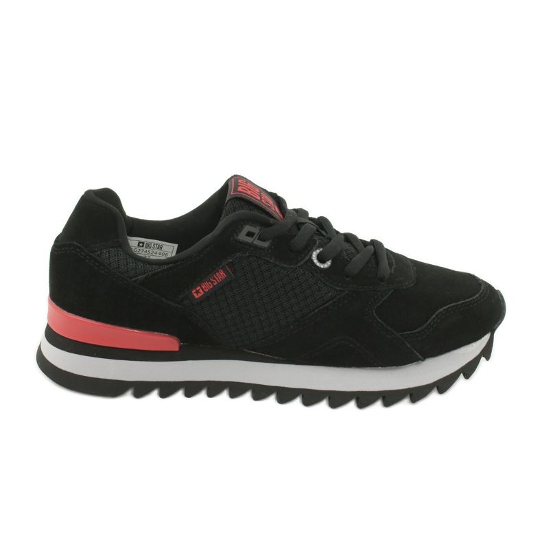 Scarpe sportive BIG STAR GG274524 nero rosso