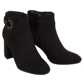 Stivali neri con tacco alto J-25 Black nero