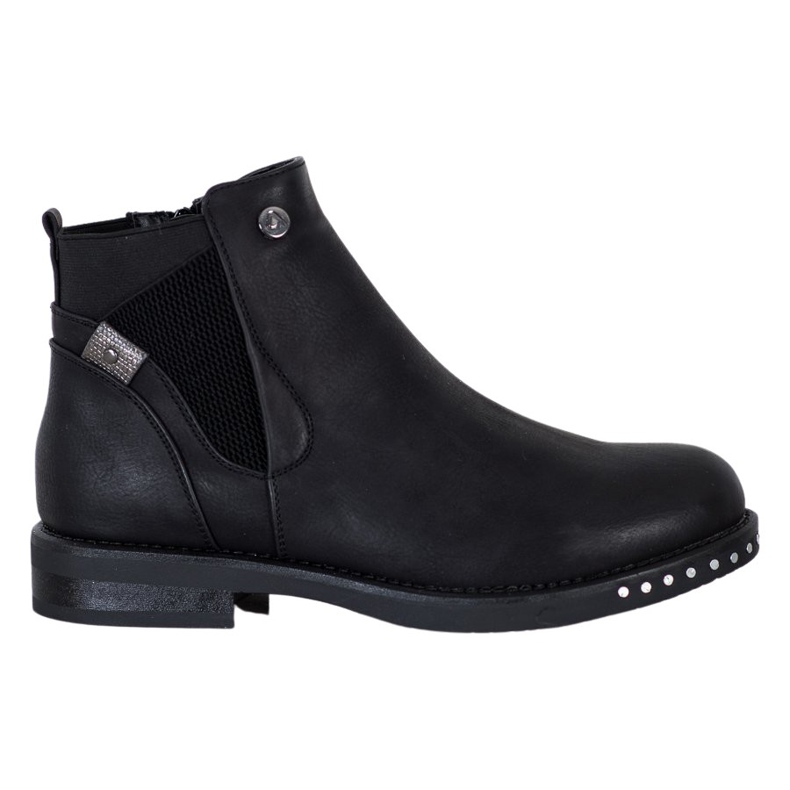 Goodin Stivali in ecopelle nero