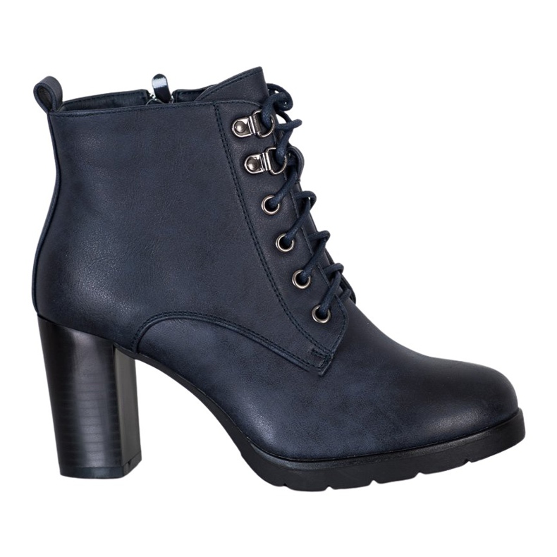 J. Star Stivaletti legati su un palo blu navy blu