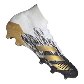 Scarpe da calcio Adidas Predator 20.1 Fg M FW9186 nero, bianco, nero, oro bianco