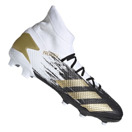 Scarpe da calcio Adidas Predator 20.3 Fg M FW9196 nero, bianco, nero, oro bianco