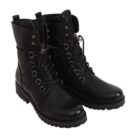 Stivali militari neri BZ66017-KB Nero