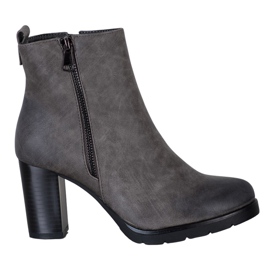 J. Star Stivali da donna in ecopelle grigio