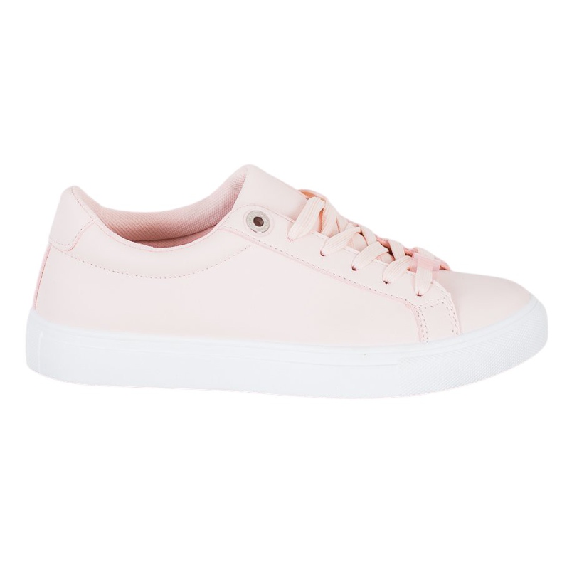 SHELOVET Sneakers Con Ecopelle rosa