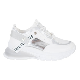 Marquiz Scarpe da ginnastica alla moda bianca