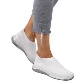 Scarpe slip-on sportive bianche KK-211 bianco