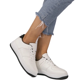 Sneakers classiche BL3619-SP bianche e nere bianco nero