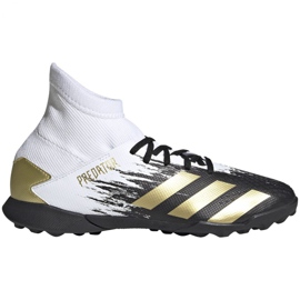 Scarpe da calcio Adidas Predator 20.3 Tf Jr FW9220 grigio bianca