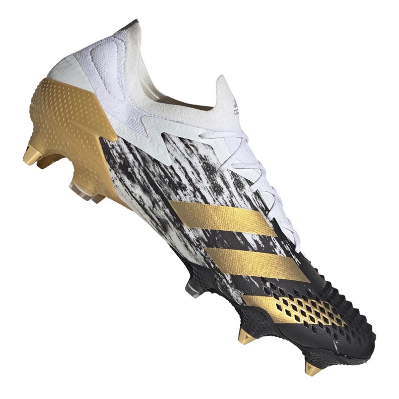 Scarpe da calcio Adidas Predator 20.1 Low Sg M FW9181 nero, bianco, nero, oro bianca