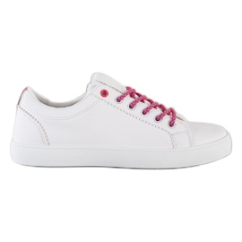 SHELOVET Sneakers Con Lacci Decorativi bianca