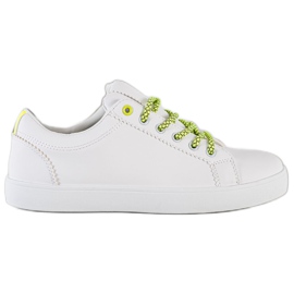 SHELOVET Sneakers Con Lacci Decorativi bianco