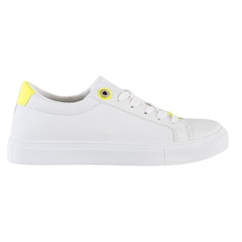 SHELOVET Sneakers Con Ecopelle bianca