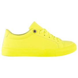 SHELOVET Sneakers Con Ecopelle giallo