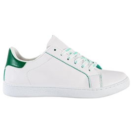SHELOVET Scarpe sportive alla moda bianco verde