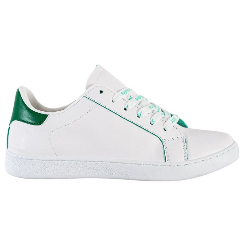 SHELOVET Scarpe sportive alla moda bianca verde