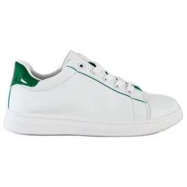 SHELOVET Scarpe sportive classiche bianco verde