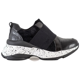 Bestelle Sneakers Slip-on Sulla Piattaforma nero