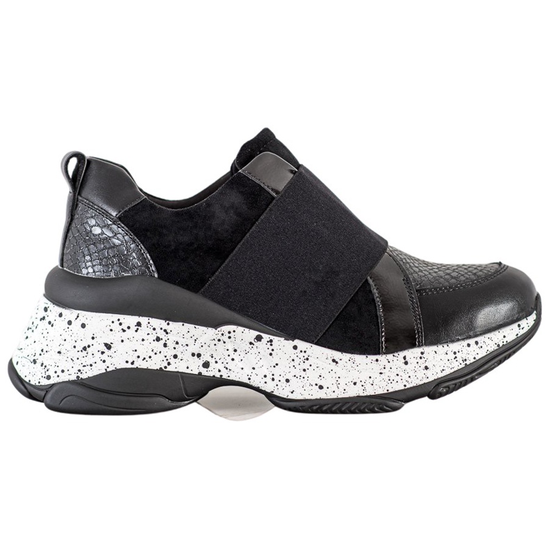 Bestelle Sneakers Slip-on Sulla Piattaforma nero